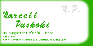 marcell puspoki business card